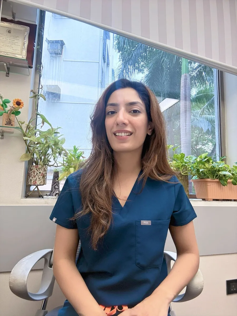 Dr. Roopali Sehgal in her consulting room in Mumbai